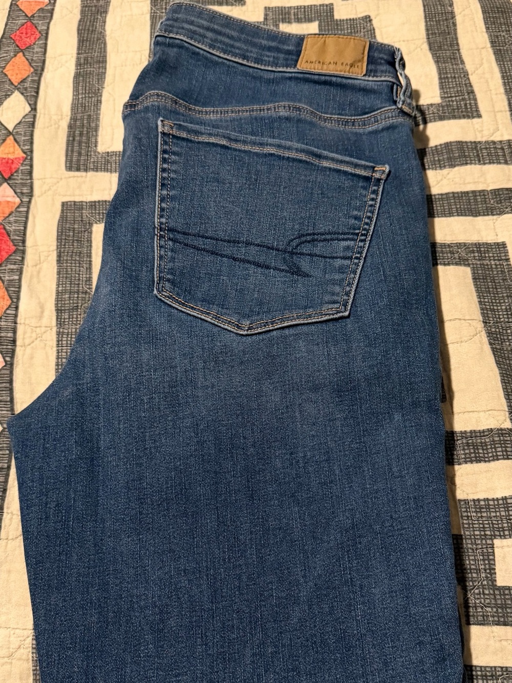 American Eagle Outfitters Women's Dark Blue Jeggings